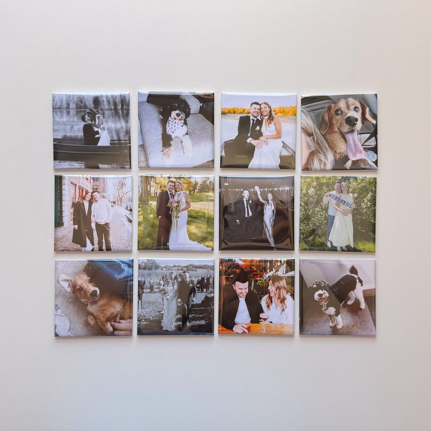 Set of 12 Custom Photo Magnets